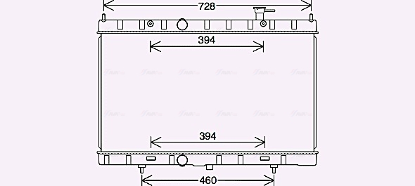 Radiateur Ava Cooling DN2453