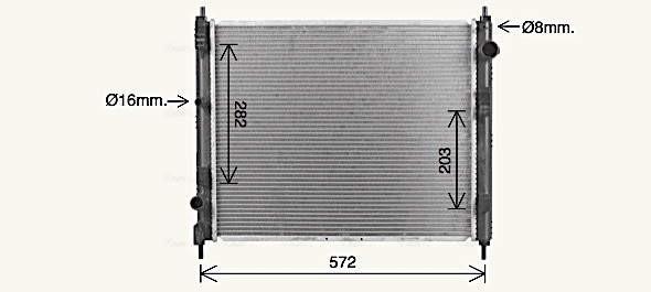 Ava Cooling Radiateur DN2477