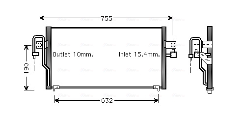 Airco condensor Ava Cooling DN5183