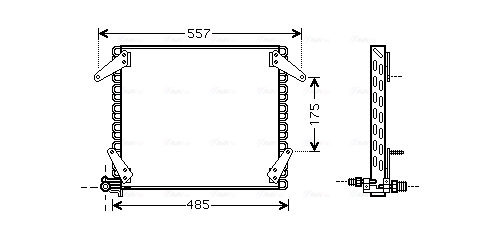 Airco condensor Ava Cooling DN5272