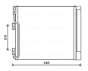 Airco condensor Ava Cooling DN5355D