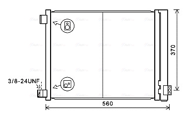 Airco condensor Ava Cooling DN5427D