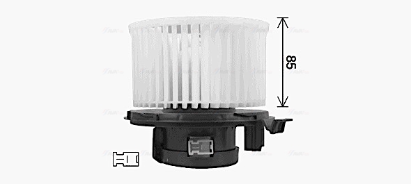 Ava Cooling Kachelventilator DN8474