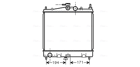 Radiateur Ava Cooling DNA2247