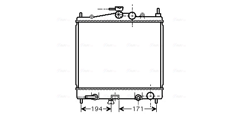 Radiateur Ava Cooling DNA2248