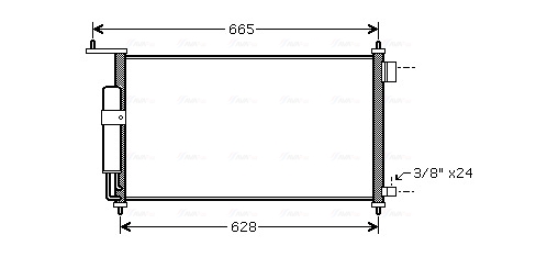 Airco condensor Ava Cooling DNA5332D