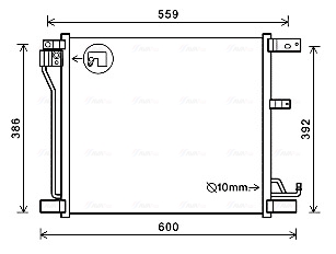 Airco condensor Ava Cooling DNA5401
