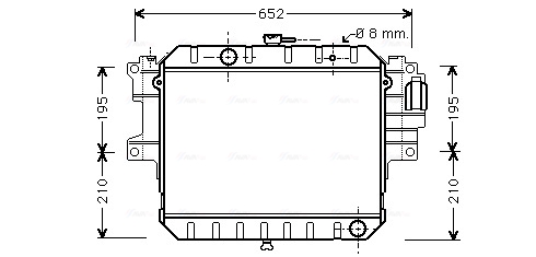 Radiateur Ava Cooling DU2038