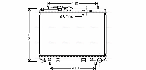 Radiateur Ava Cooling DU2044