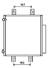 Airco condensor Ava Cooling DU5076D