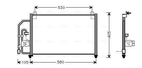 Airco condensor Ava Cooling DW5012