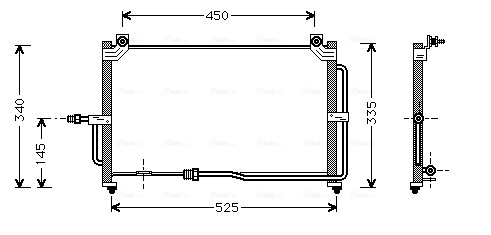 Airco condensor Ava Cooling DW5028