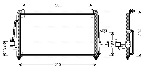 Airco condensor Ava Cooling DW5040