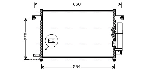 Airco condensor Ava Cooling DW5049D