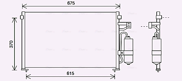 Airco condensor Ava Cooling DW5063D