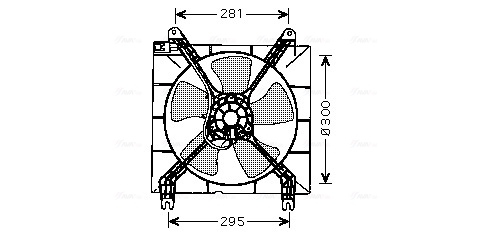 Ventilatorwiel-motorkoeling Ava Cooling DW7507