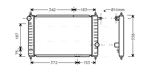 Ava Cooling Radiateur DWA2007