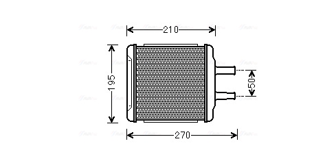 Kachelradiateur Ava Cooling DWA6088