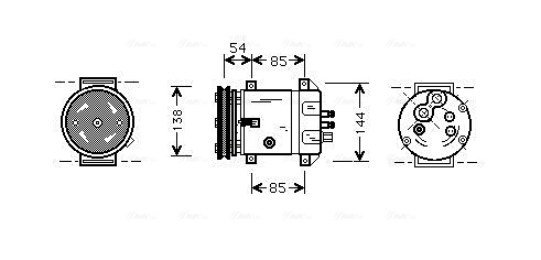 Airco compressor Ava Cooling DWAK020