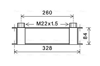 Oliekoeler motorolie Ava Cooling DZ3031