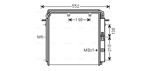 Airco condensor Ava Cooling DZ5023