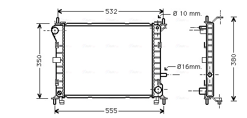 Radiateur Ava Cooling FD2263