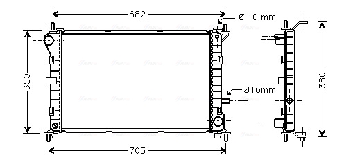 Radiateur Ava Cooling FD2264