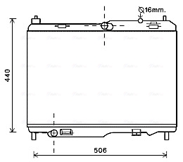 Radiateur Ava Cooling FD2442