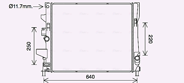 Radiateur Ava Cooling FD2644
