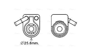 Oliekoeler motorolie Ava Cooling FD3622