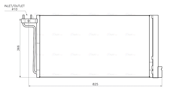 Airco condensor Ava Cooling FD5705D