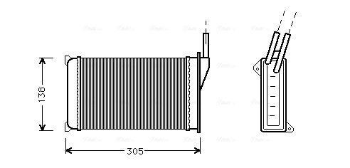 Kachelradiateur Ava Cooling FD6093