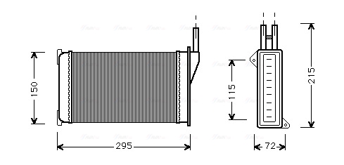 Kachelradiateur Ava Cooling FD6098