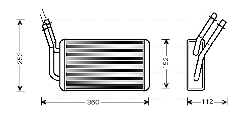 Kachelradiateur Ava Cooling FD6316