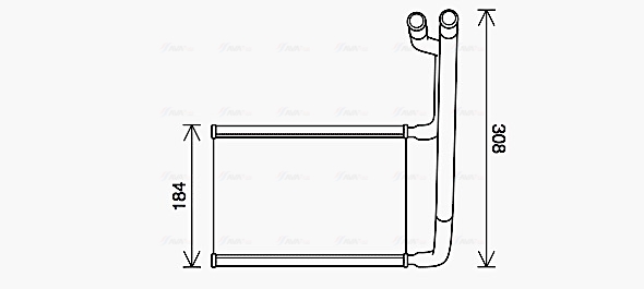 Kachelradiateur Ava Cooling FD6645