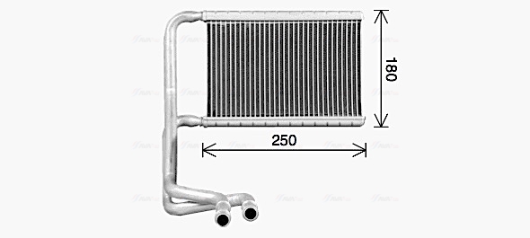 Kachelradiateur Ava Cooling FD6693