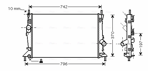 Radiateur Ava Cooling FDA2369