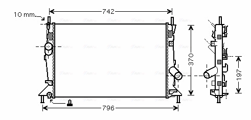 Radiateur Ava Cooling FDA2370