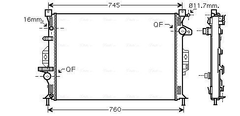 Radiateur Ava Cooling FDA2425