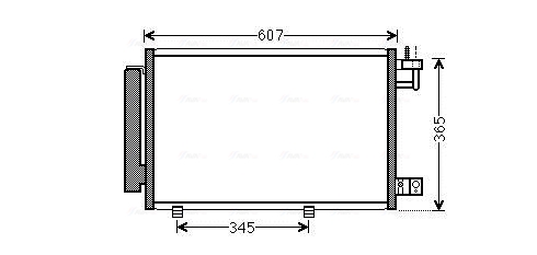 Airco condensor Ava Cooling FDA5439D