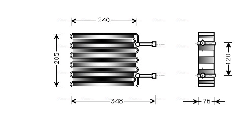 Airco verdamper Ava Cooling FDV022