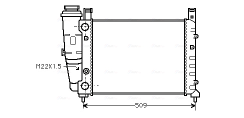 Radiateur Ava Cooling FT2040