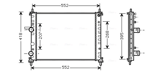 Radiateur Ava Cooling FT2326