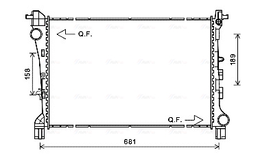 Radiateur Ava Cooling FT2420
