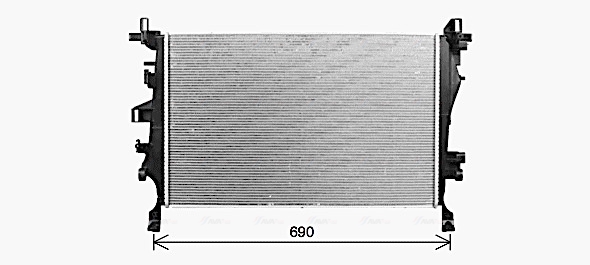 Ava Cooling Radiateur FT2468