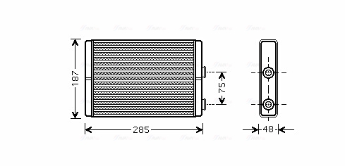 Kachelradiateur Ava Cooling FT6325