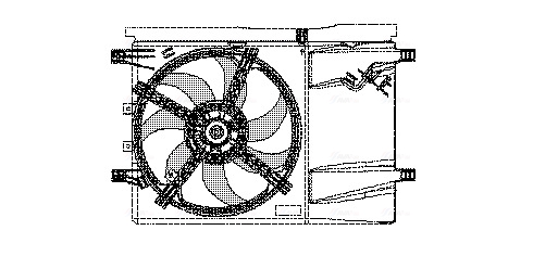 Ventilatorwiel-motorkoeling Ava Cooling FT7532