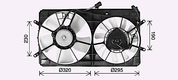 Ava Cooling Ventilatorwiel-motorkoeling FT7613