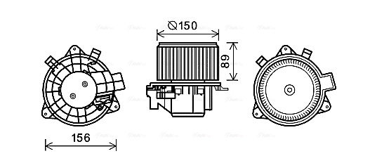 Kachelventilator Ava Cooling FT8417