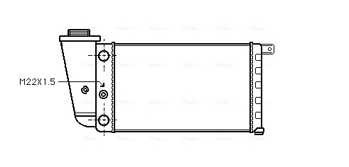 Radiateur Ava Cooling FTA2097